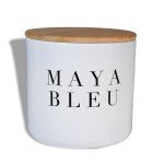Maya Bleu Shark Tooth Soy Candle - Rum Coconut Scent