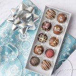 Holiday Chocolate Truffle Gift Box - 10 Pieces