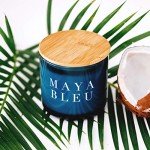 Maya Bleu Shark Tooth Soy Candle - Vanilla Rum Delight