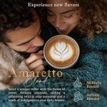 Amaretto Flavor Whole Bean Coffee – 16 oz