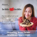 Dark Chocolate Almond Toffee - Gourmet Treat, 24 oz