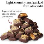 Dark Chocolate Almond Toffee - Gourmet Treat, 24 oz
