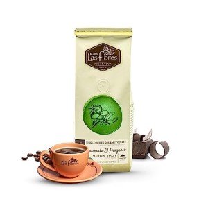 Café Las Flores Medium Roast Coffee Beans 12 oz
