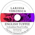Decaf English Toffee Coffee K-Cup Pods - 12 Count