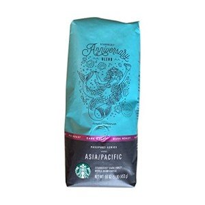 Starbucks Anniversary Blend Whole Bean Coffee, 1LB