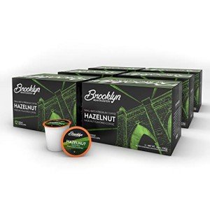 Brooklyn Beans Hazelnut Gourmet Coffee Pods, 72 Count