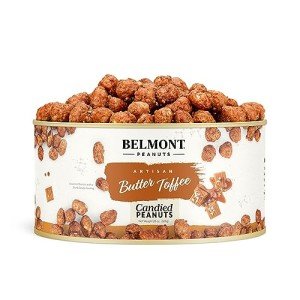 Belmont Gourmet Butter Toffee Candied Peanuts, 20 oz