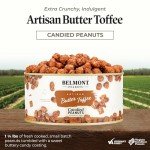 Belmont Gourmet Butter Toffee Candied Peanuts, 20 oz