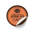 Apricot Cake Flavored Coffee Pods - 48 Count
