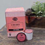 Cherry Vanilla Coffee Pods - Medium Roast, 12ct