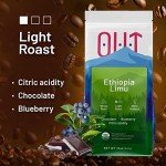 Ethiopian Light Roast Organic Whole Bean Coffee, 12 oz
