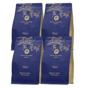 Volcanoking 10% Kona Coffee Blend - Medium Roast