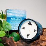 Maya Bleu Shark Tooth Soy Candle - Blue Delight