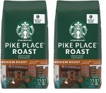 Starbucks Pike Place Medium Roast Whole Bean Coffee