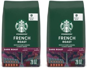 Starbucks French Dark Roast Whole Bean Coffee, 28 oz