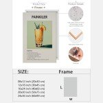 Painkiller Cocktail Recipe Canvas Wall Art Decor