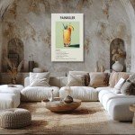 Painkiller Cocktail Recipe Canvas Wall Art Decor