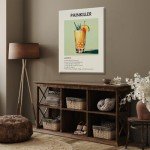 Painkiller Cocktail Recipe Canvas Wall Art Decor