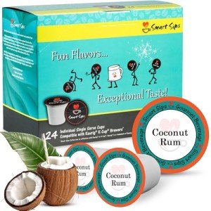 Coconut Rum Medium Roast Coffee Pods - 24 Count