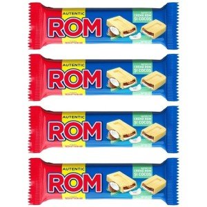 Rum and Coconut Cream Chocolate Bar Set of 4