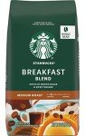 Starbucks Breakfast Blend Whole Bean Coffee, 3-Pack