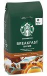 Starbucks Breakfast Blend Whole Bean Coffee, 3-Pack