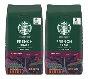 Starbucks French Roast Dark Whole Bean Coffee 12 OZ
