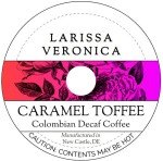 Caramel Toffee Colombian Decaf K-Cup Pods - 12 Count