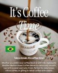 Brazilian Organic Medium Roast Whole Bean Coffee 12oz