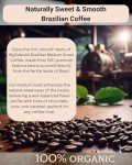 Brazilian Organic Medium Roast Whole Bean Coffee 12oz