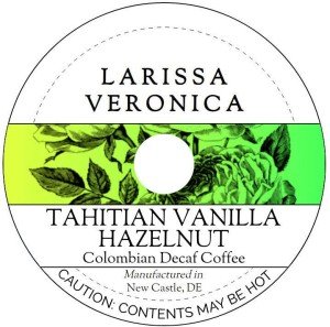 Tahitian Vanilla Hazelnut Decaf Coffee K-Cups