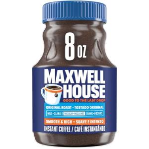 Maxwell House Original Instant Coffee 8 oz Jar