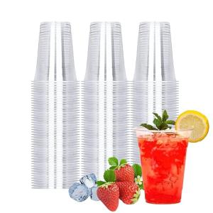 TashiBox 100 Count Plastic Coffee To Go Cups