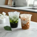 TashiBox 100 Count Plastic Coffee To Go Cups