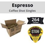 SToK Unsweetened Cold Brew Espresso Shots, 0.43 Oz