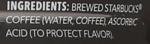 Starbucks Chilled Unsweetened Iced Coffee, 48 Fl Oz