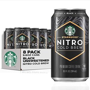 Starbucks Nitro Cold Brew Black Unsweetened 8 Pack