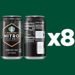 Starbucks Nitro Cold Brew Black Unsweetened 8 Pack