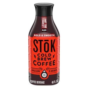 SToK Cold Brew Coffee, Not Too Sweet, 48 FL OZ