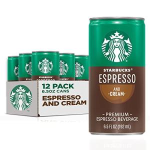 Starbucks Espresso and Cream Ready-to-Drink Coffee 12-Pack