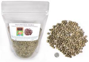 Dalat Bourbon Arabica Green Coffee Beans, 1 LB