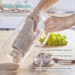 68 oz Glass Pitcher with Lid and Spout