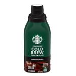 Starbucks Cold Brew Coffee Concentrate, Signature Black 32oz