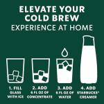 Starbucks Cold Brew Coffee Concentrate, Signature Black 32oz