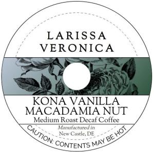 Kona Vanilla Macadamia Decaf Coffee K-Cup Pods