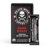 Death Wish Instant Dark Roast Coffee Packets, 8 Count