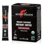 Mount Hagen Instant Coffee Organic 25 Single Servings