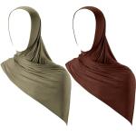 Soft Lightweight Instant Hijab Scarf - 2 Pcs