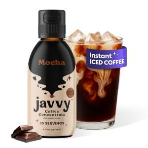 Javvy Mocha Cold Brew Coffee Concentrate, 35 Servings
