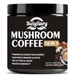 Suiyilary Mushroom Coffee Blend for Energy & Focus